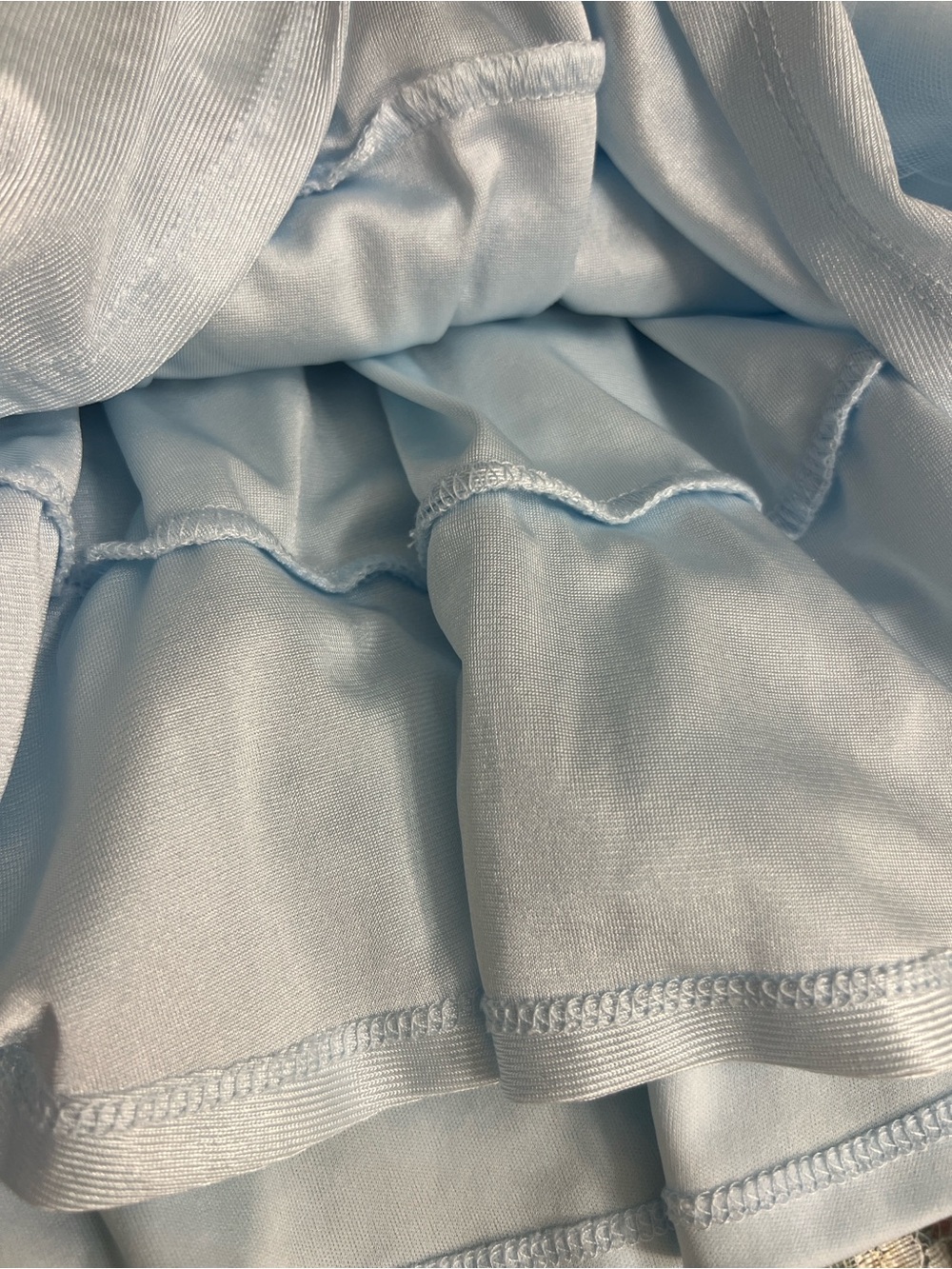 Knitworks Powder Blue Lace Floral Dress - Picture 6 of 6